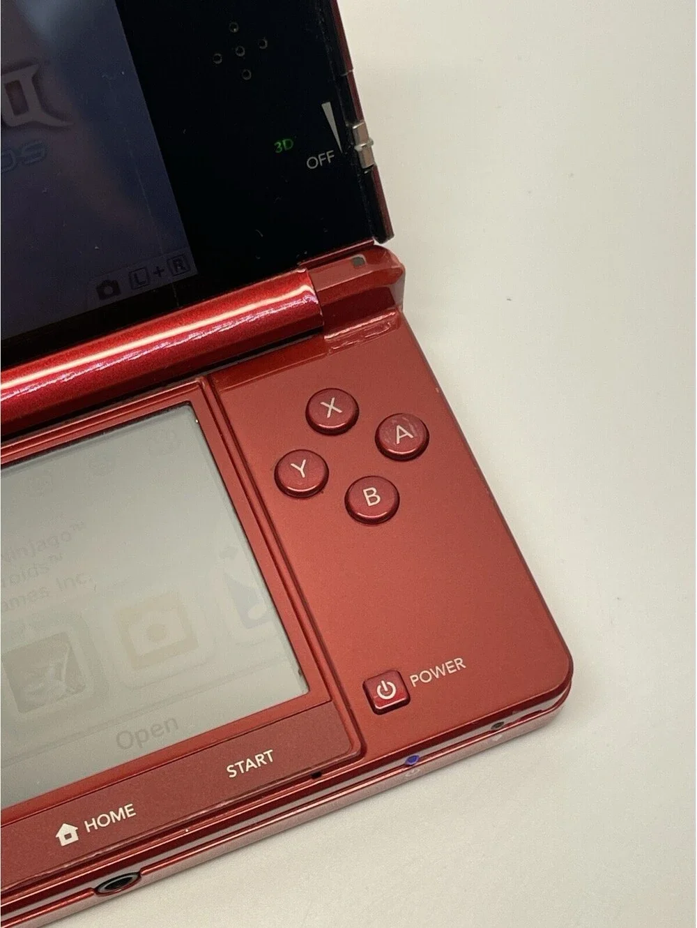 Nintendo 3DS Red Handheld Console Tested Working Excellent Condition